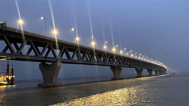 পদ্মা সেতু দিয়ে ট্রেন চলবে জুনে