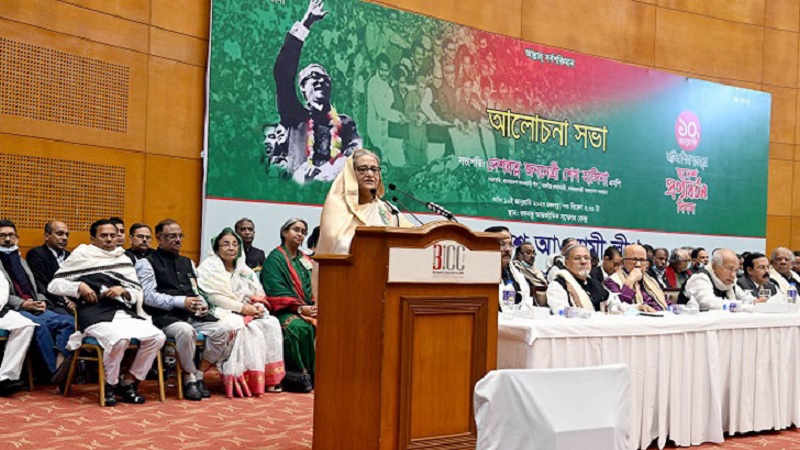 ধাক্কা দিলেই আ.লীগ পড়ে যাবে, এত সহজ নয়: শেখ হাসিনা