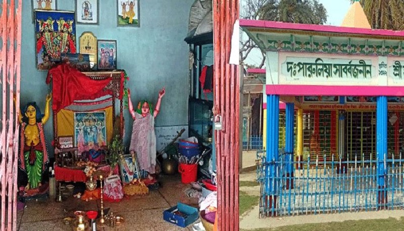 সাতক্ষীরায় রাধা গোবিন্দ মন্দিরে চুরি