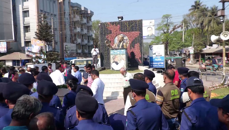 ঝিনাইদহে ঐতিহাসিক ৭ মার্চ উদযাপন
