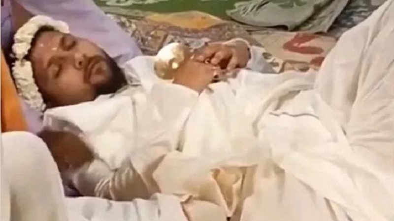 বিয়ে করতে এসে ঘুমিয়ে গেলেন বর