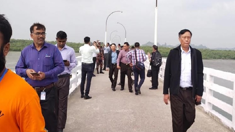 টেকনাফ এসেছে মায়ানমারের শরণার্থী প্রত্যাবাসন প্রতিনিধিদল