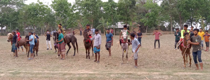 কালিয়ার কলাবাড়িয়ায় ঘোড়া দৌড় প্রতিযোগিতা অনুষ্ঠিত