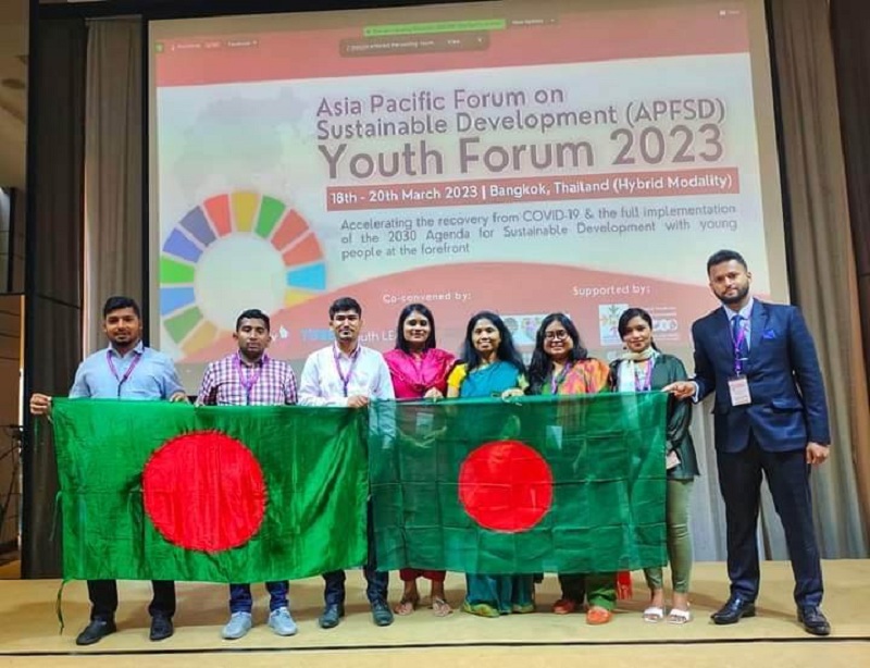 থাইল্যান্ডের ইয়ুথ কনফারেন্সে পটুয়াখালীর জহিরুল ইসলাম।