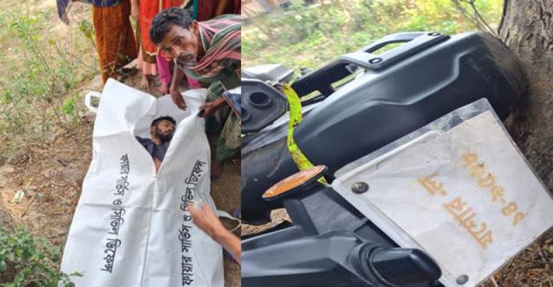 যশোরে সড়কে ঝরে গেলো শালা-দুলাভাইয়ের প্রাণ