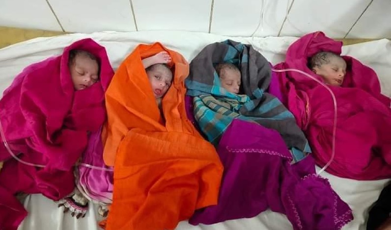 চুয়াডাঙ্গায় একসঙ্গে চার কন্যা সন্তানের জন্ম