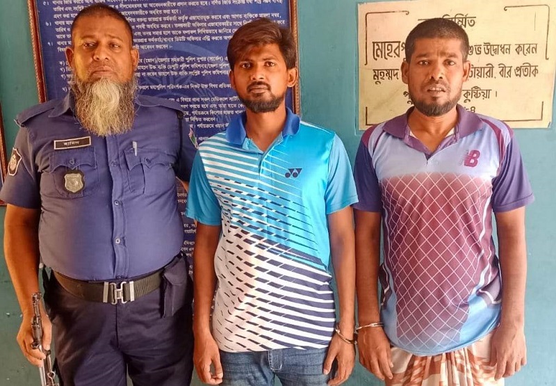মেহেরপুরে ককটেলসহ আটক দুই বিএনপি কর্মী