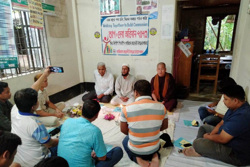 রাজস্থলীতে কারিতাসের উদ্যােগে ত্যাগ ও সেবা অভিযান ২০২৩ উদযাপন