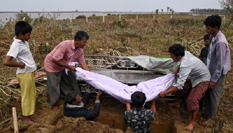 ঘূর্ণিঝড় ‘মোখা’য় মিয়ানমারে নিহত বেড়ে ৮১