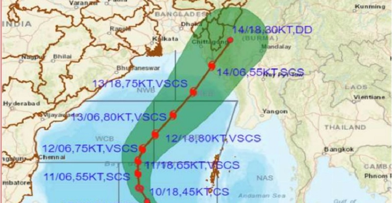 সাগরে গভীর নিম্নচাপ, ১ নম্বর দূরবর্তী সতর্ক সংকেত বহাল