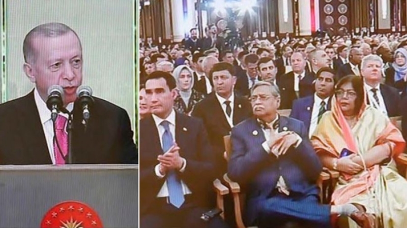 এরদোয়ানের শপথ অনুষ্ঠানে রাষ্ট্রপতি মো. সাহাবুদ্দিন