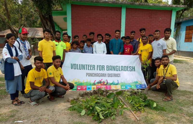 পঞ্চগড়ে বৃক্ষরোপণ কর্মসূচি পালিত