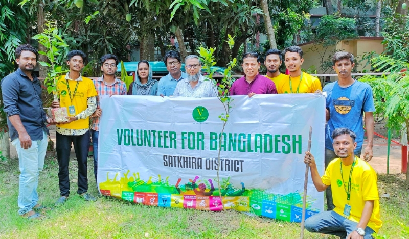 ভিবিডি সাতক্ষীরা’র ১২ হাজার বৃক্ষরোপণ কর্মসূচির উদ্বোধন