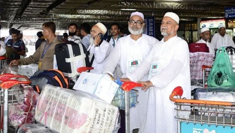 ৭ হজযাত্রীর মৃত্যু, সৌদি পৌঁছেছেন ৬২২০৯ জন
