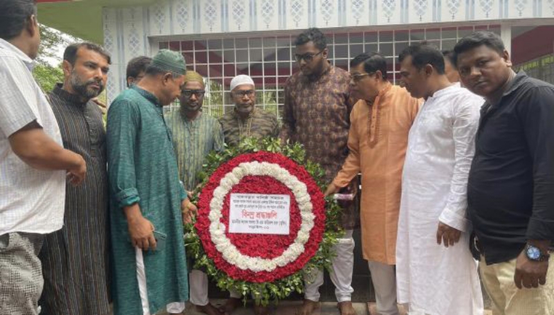 কালিয়ায় সাবেক এমপি এখলাস উদ্দিন ও তার ছেলে টুনু’র শাহাদৎ বার্ষিকী পালিত