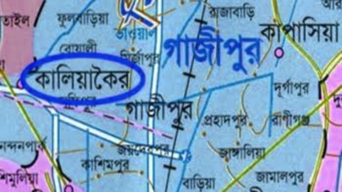 কালিয়াকৈরে নির্বাচনের দাবিতে মানববন্ধন