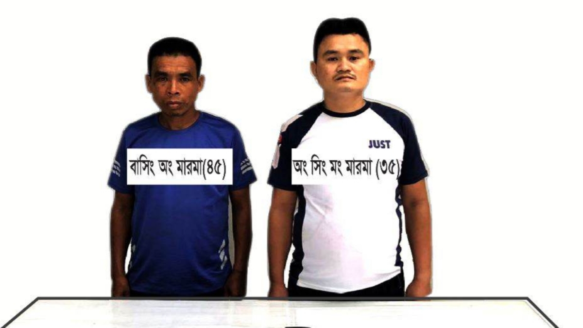 যৌথবাহিনীর অভিযানে রাঙামাটিতে অস্ত্রসহ আটক ২