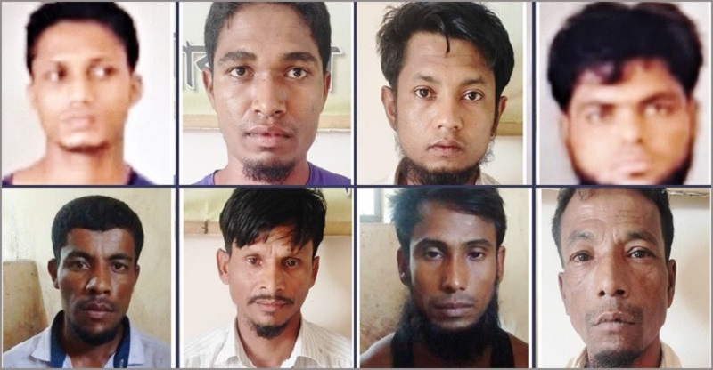 রোহিঙ্গা ক্যাম্পে র‍্যাব-পুলিশের যৌথ অভিযানে গ্রেপ্তার ৮