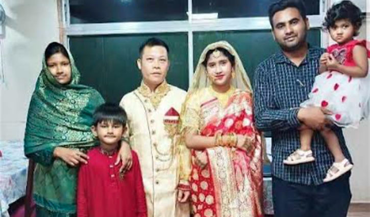 প্রেমের টানে নীলফামারীতে চীনা নাগরিক, আবদ্ধ হলেন বিয়ের বন্ধনে