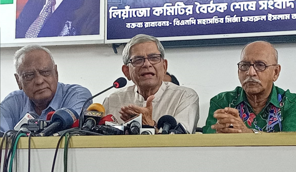 আগে সরকারের পদত্যাগ, তারপর সংলাপ: ফখরুল
