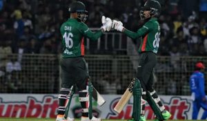আফগানদের বিপক্ষে প্রথম টি-টোয়েন্টি সিরিজ জয়