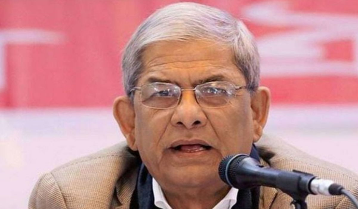 ভিসানীতি থেকে বাঁচতেই গয়েশ্বরকে খাবার ও আমানকে ফুলের নাটক: মির্জা ফখরুল