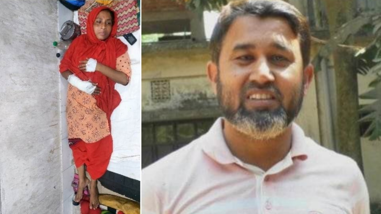 লক্ষ্মীপুরে দখলে বাধা দেওয়ায় প্রবাসীর স্ত্রীকে কুপিয়ে আহত