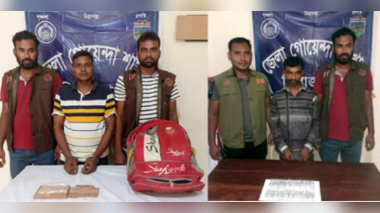 সিরাজগঞ্জে দুই মাদক বিক্রেতা আটক
