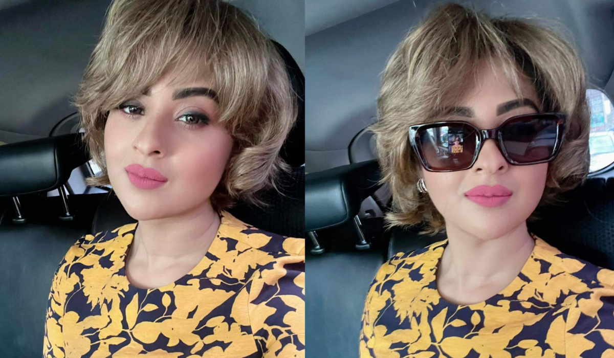 নতুন লুকে অভিনেত্রী শবনম বুবলী