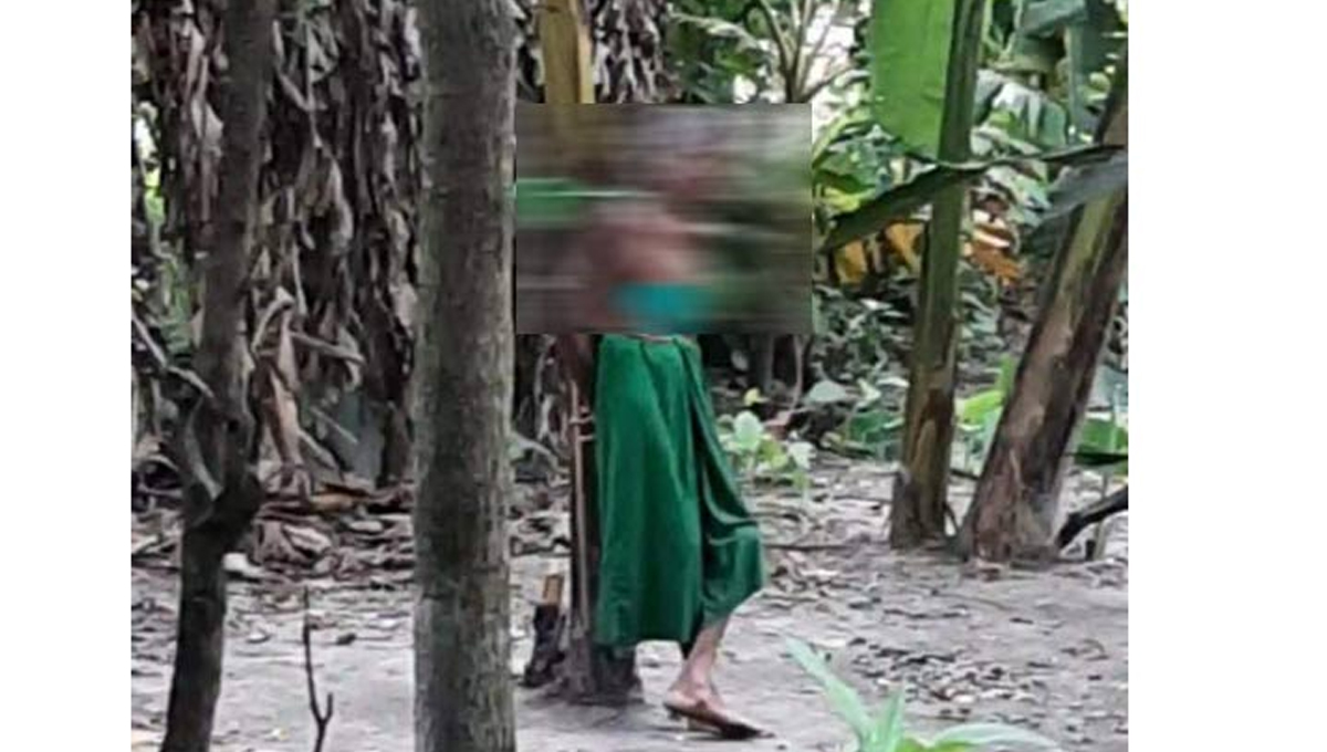 মাকে গাছে বেঁধে নির্যাতনের অভিযোগ
