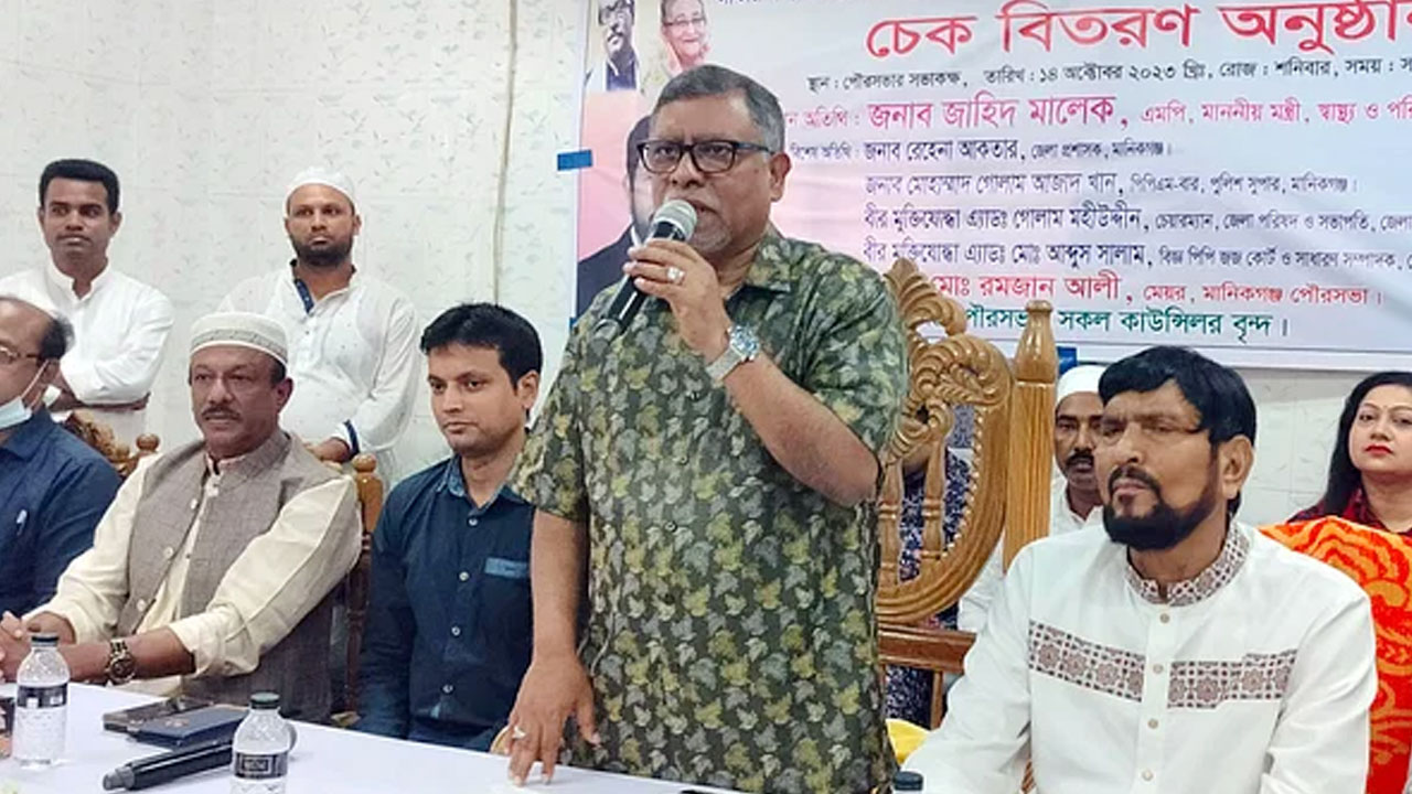 ১০০ টাকা দিয়ে ভোট কেনার দিন শেষ : স্বাস্থ্যমন্ত্রী