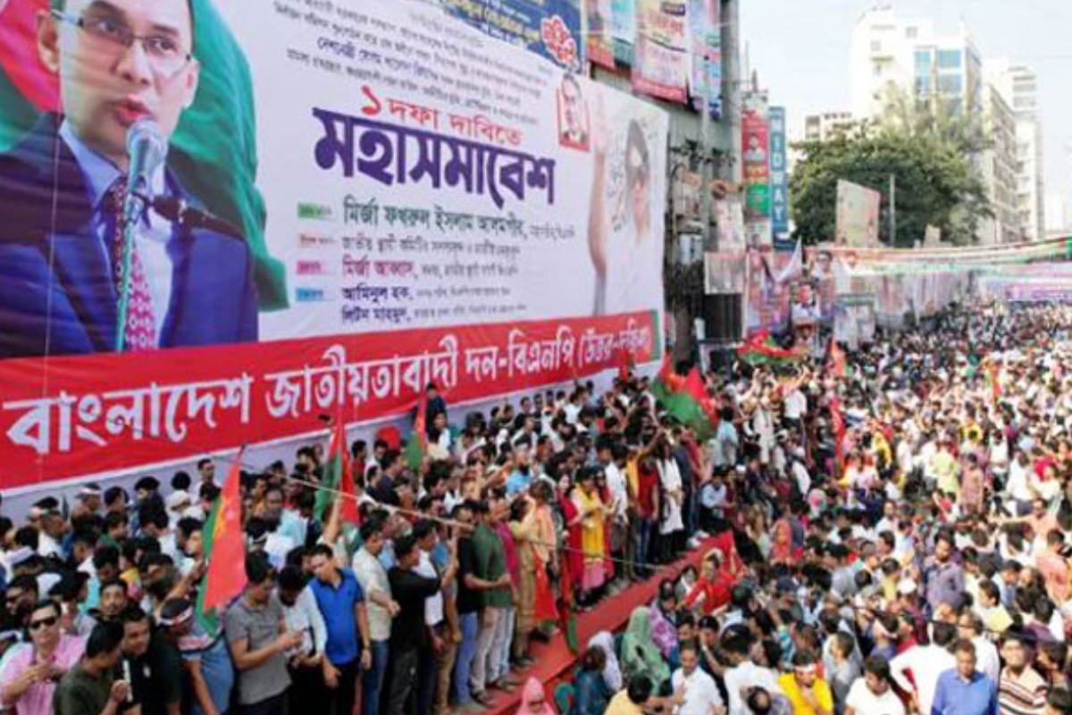মহাসমাবেশ থেকে পরবর্তী যে কর্মসূচি দিতে যাচ্ছে বিএনপি