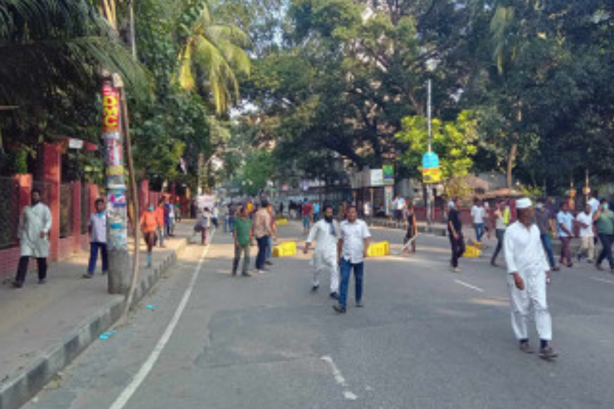 সমাবেশ শেষ, আরামবাগ ছাড়ছেন জামায়াত-শিবির নেতাকর্মীরা