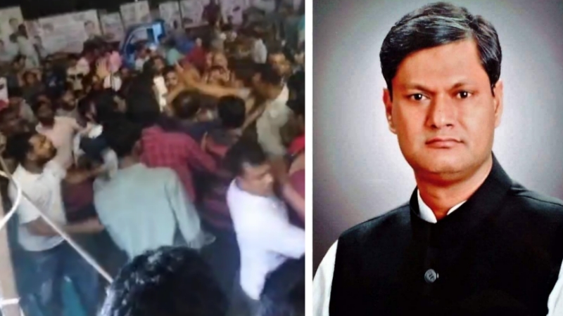 আশুলিয়ায় ২ গ্রুপের মারামারি, ধামাচাপা দিতে সাংবাদিকদের হেনস্তা
