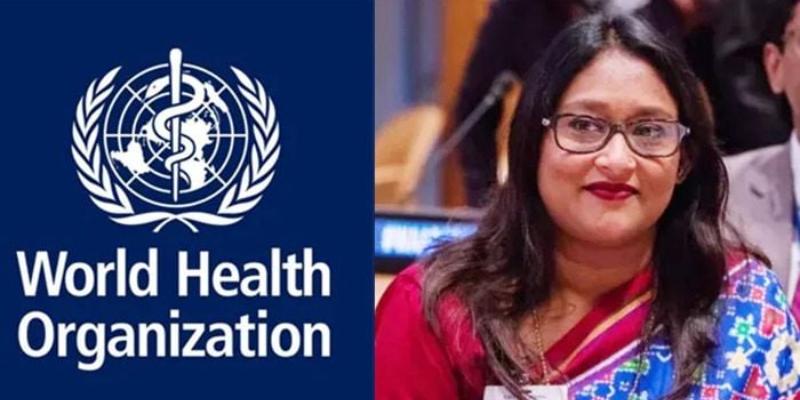 বিশ্ব স্বাস্থ্য সংস্থার আঞ্চলিক পরিচালক হলেন সায়মা ওয়াজেদ