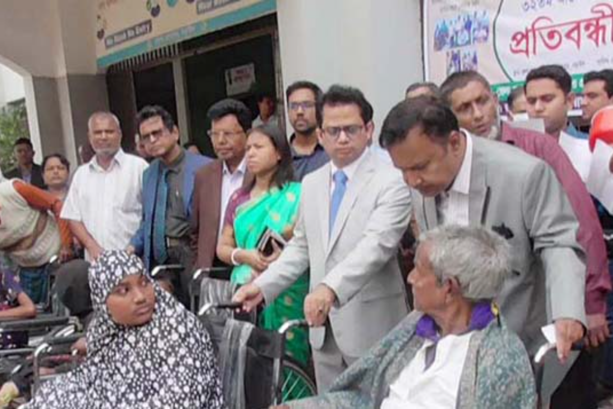 নড়াইলে আন্তর্জাতিক প্রতিবন্ধী দিবস পালিত