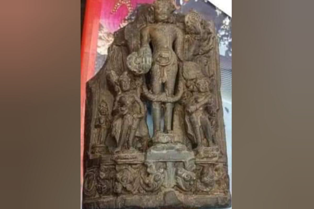 রাণীশংকৈলে কষ্টি পাথরের মুর্তি উদ্ধার