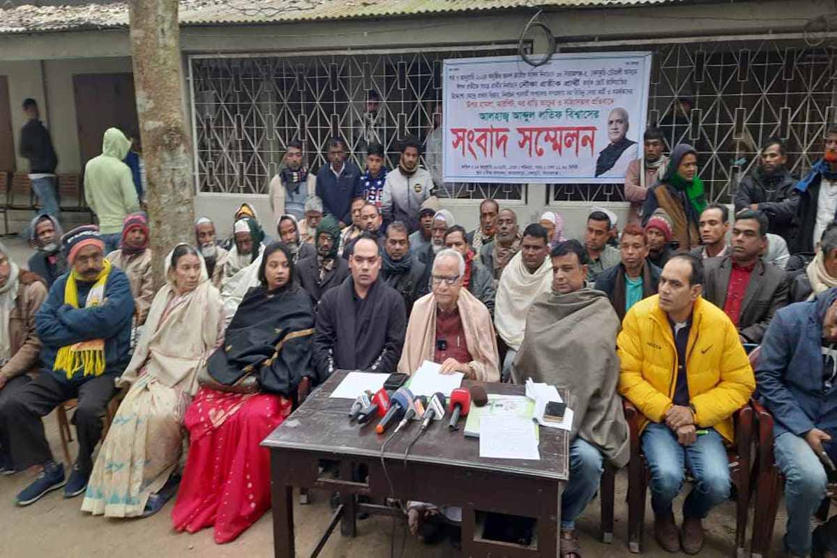 সিরাজগঞ্জ নির্বাচনি সহিংসতায় স্বতন্ত্র প্রার্থীর নেতাকর্মীরা ঘর ছাড়া