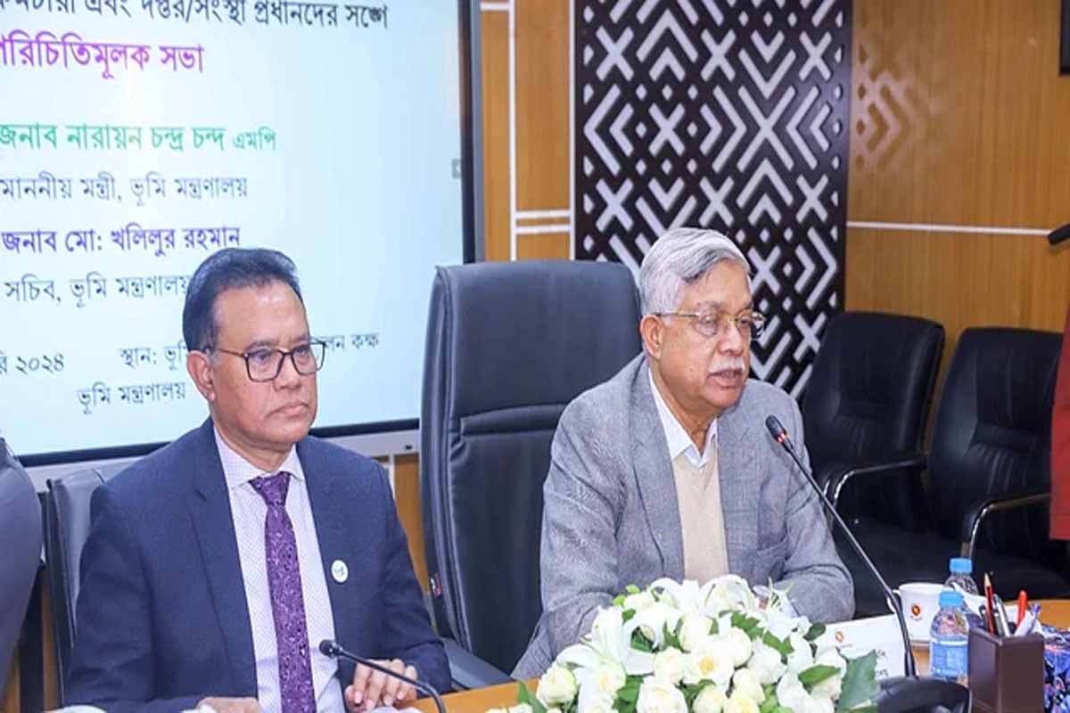 আমি পরিচ্ছন্নভাবে কাজ করব, আশা রাখি সবাই করবেন: ভূমিমন্ত্রী নারায়ণ চন্দ্র চন্দ