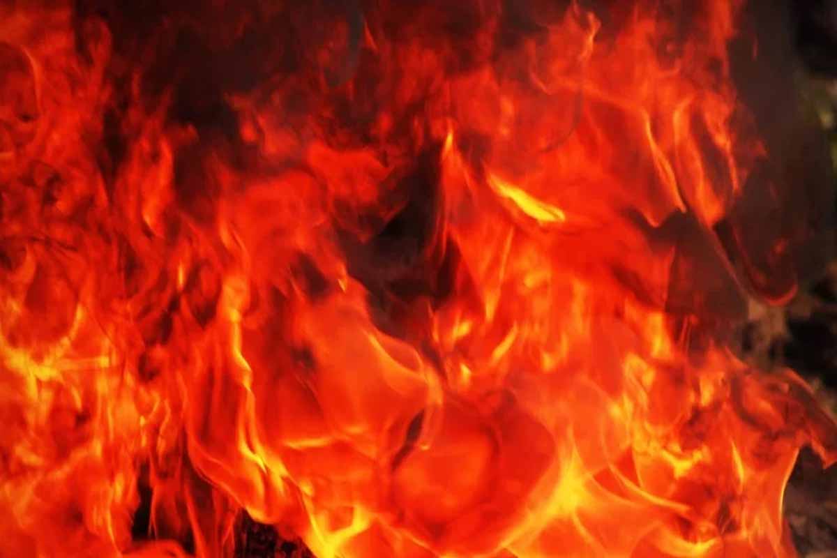 রাজধানীতে বেনাপোল এক্সপ্রেস ট্রেনে আগুন