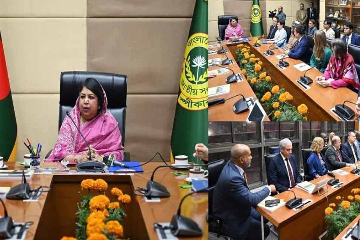 স্পিকারের সঙ্গে সাক্ষাতে ১৪ রাষ্ট্রদূতের মুখে বাংলাদেশের প্রশংসা