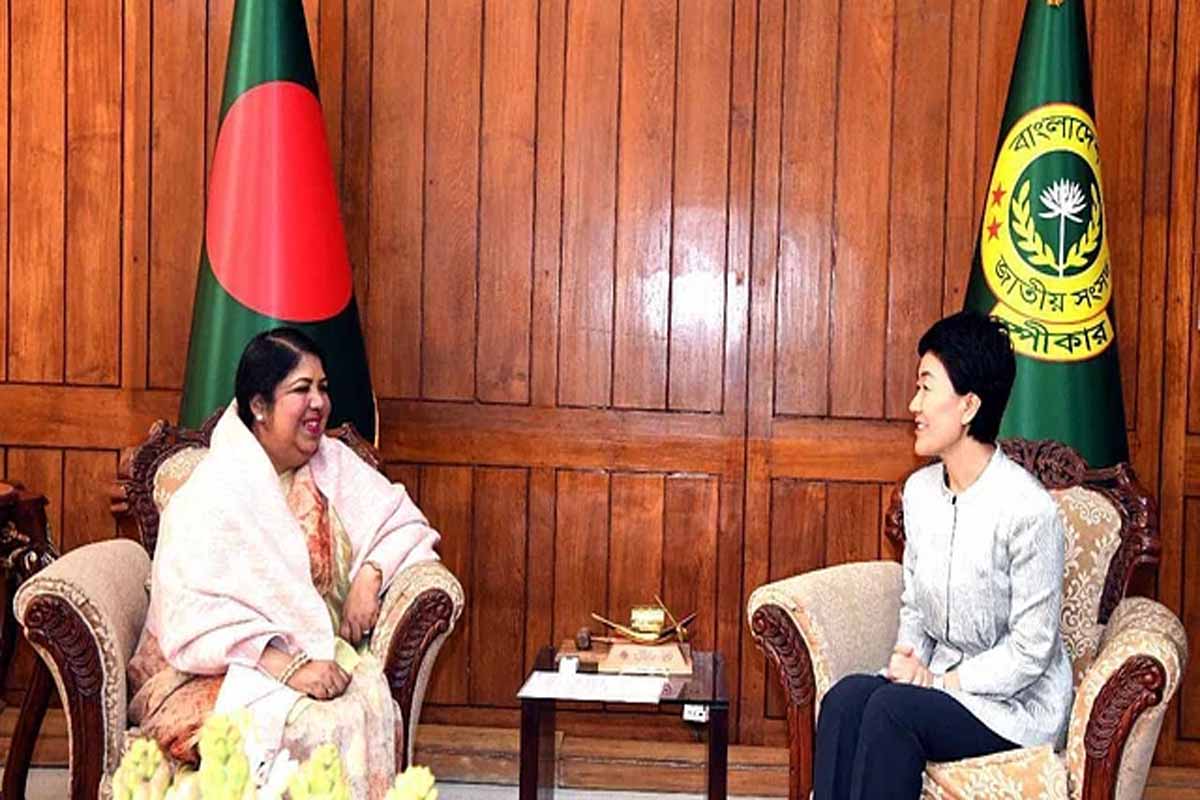 স্পিকারের সঙ্গে চীনের কমিউনিস্ট পার্টির ভাইস মিনিস্টারের সাক্ষাৎ