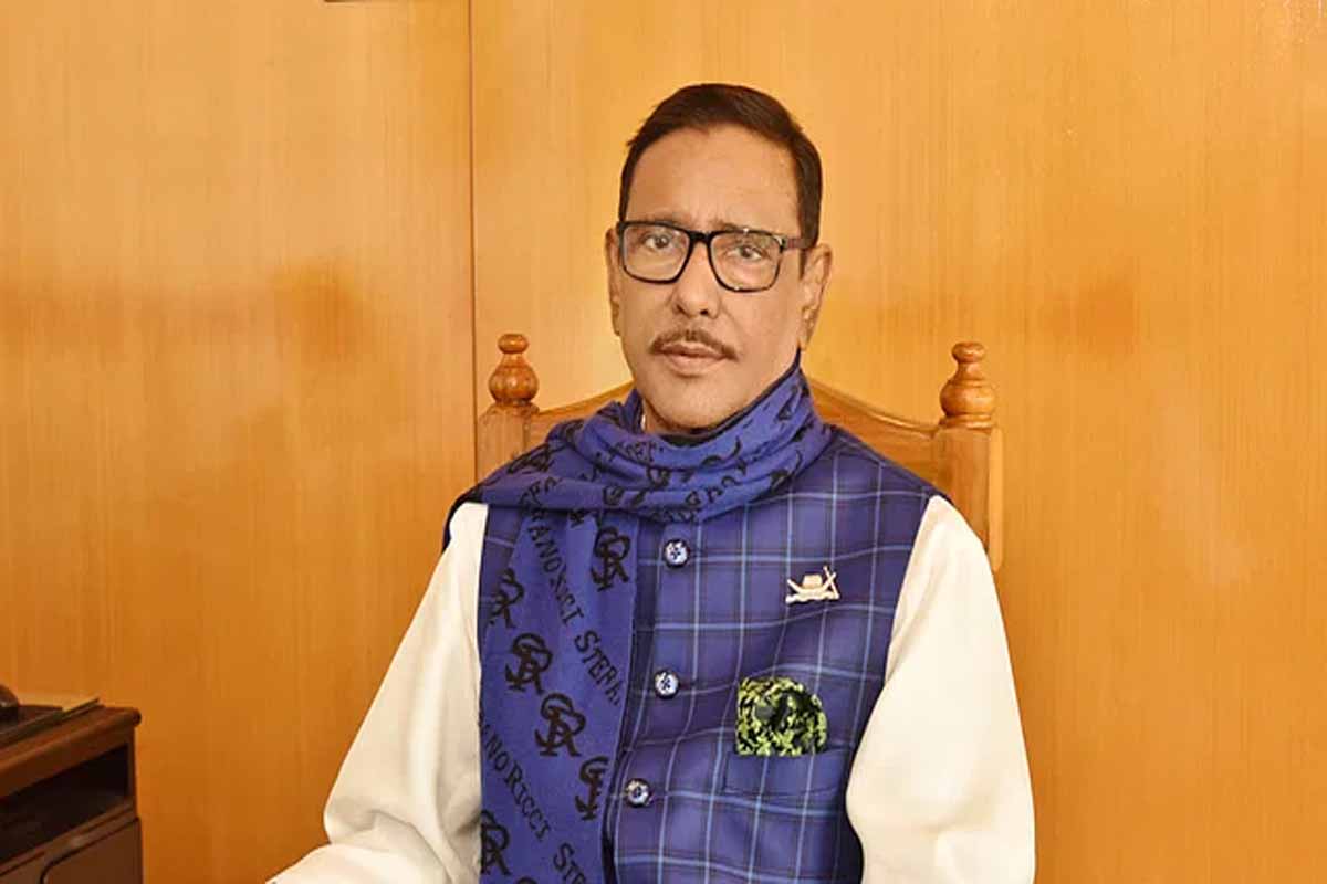 বিএনপির কালো পতাকা মিছিল অবৈধ: ওবায়দুল কাদের