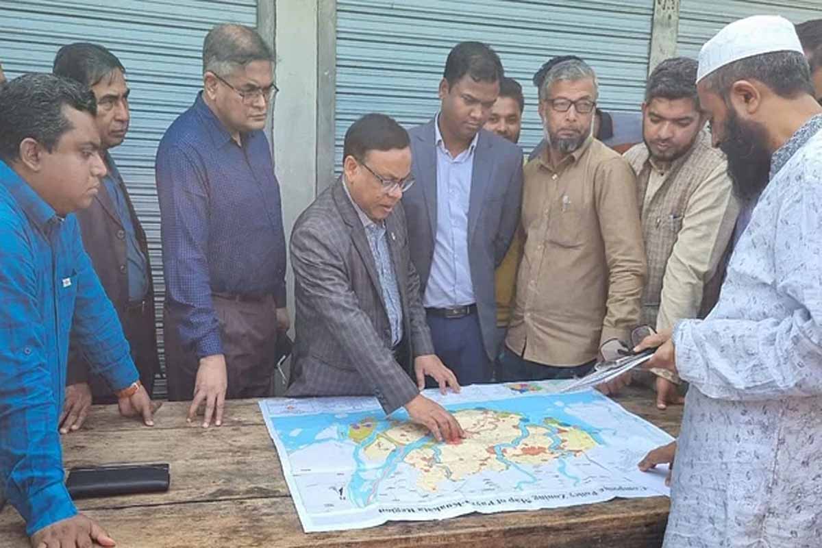 কলাপাড়া–আমতলীতে বিমানবন্দর নির্মাণের জায়গা পরিদর্শনে প্রতিনিধিদল