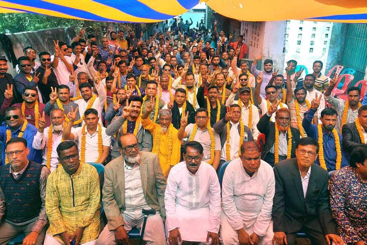 কালীগঞ্জে কারামুক্ত নেতাকর্মীদের সংবর্ধনা জানালো বিএনপি