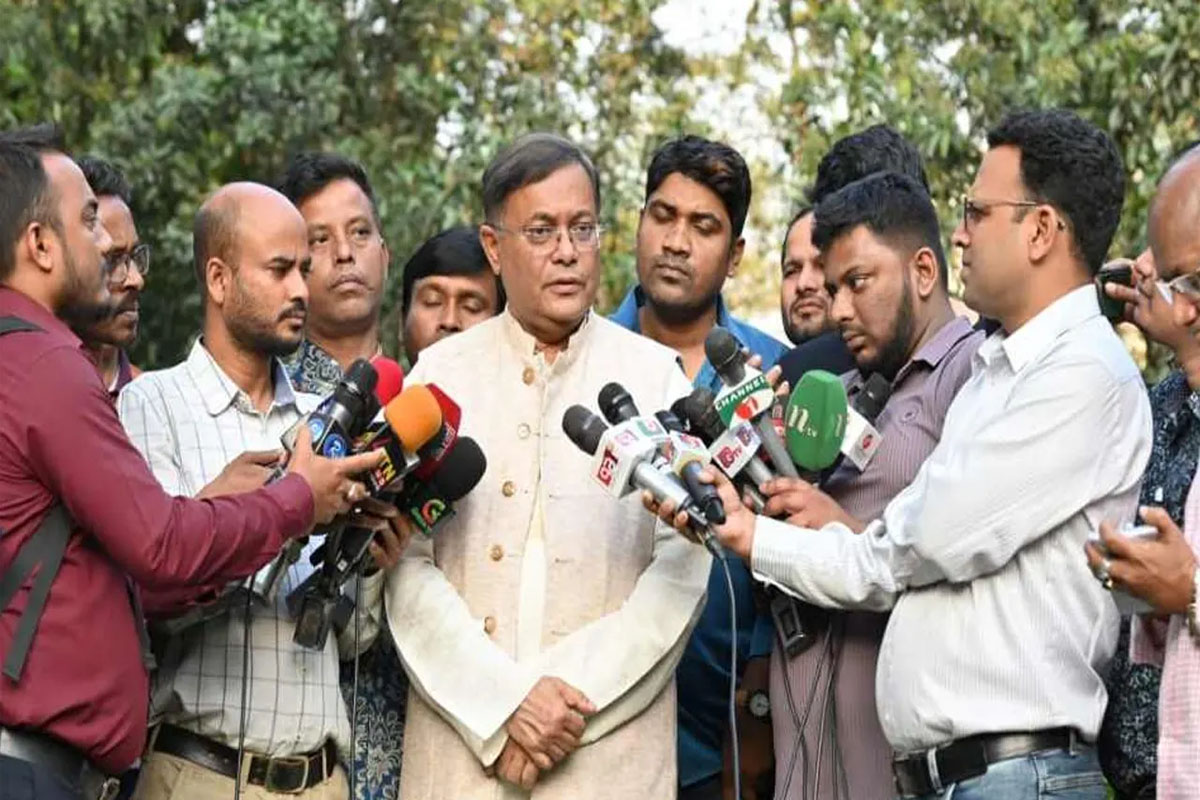 সরকার উৎখাতের ষড়যন্ত্রে বিডিআর বিদ্রোহ ঘটিয়েছিল বিএনপি : পররাষ্ট্রমন্ত্রী