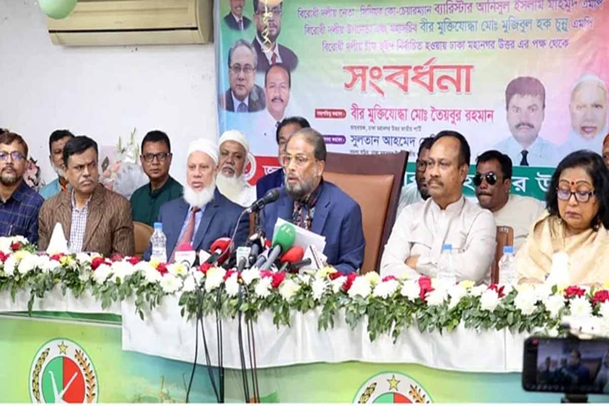 আমরা নিয়ন্ত্রিত হয়েছি, এটা আংশিক সত্য : জি এম কাদের
