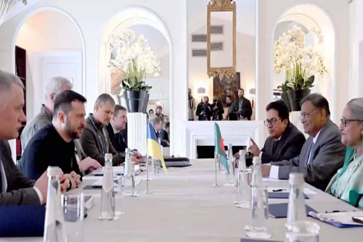 শেখ হাসিনার সঙ্গে জেলেনস্কির বৈঠক