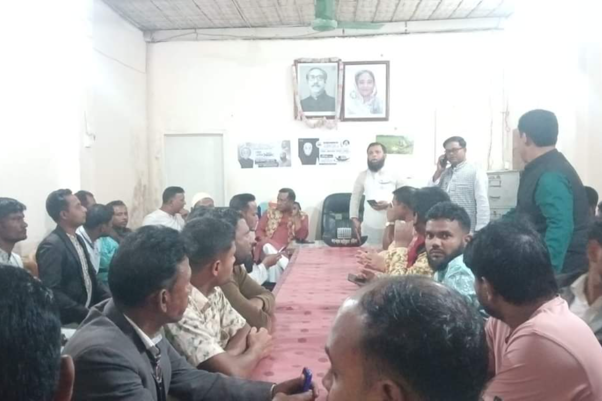 নান্দাইল উপজেলা জাতীয় শ্রমিক লীগের বর্ধিত সভা অনুষ্ঠিত