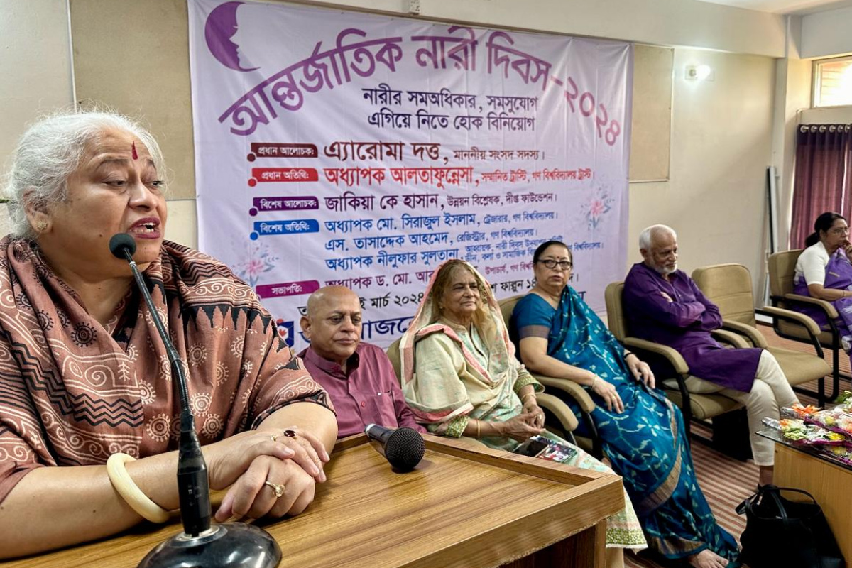 ‘দেশের প্রতিটি কর্মক্ষেত্রে নারী আছেন’